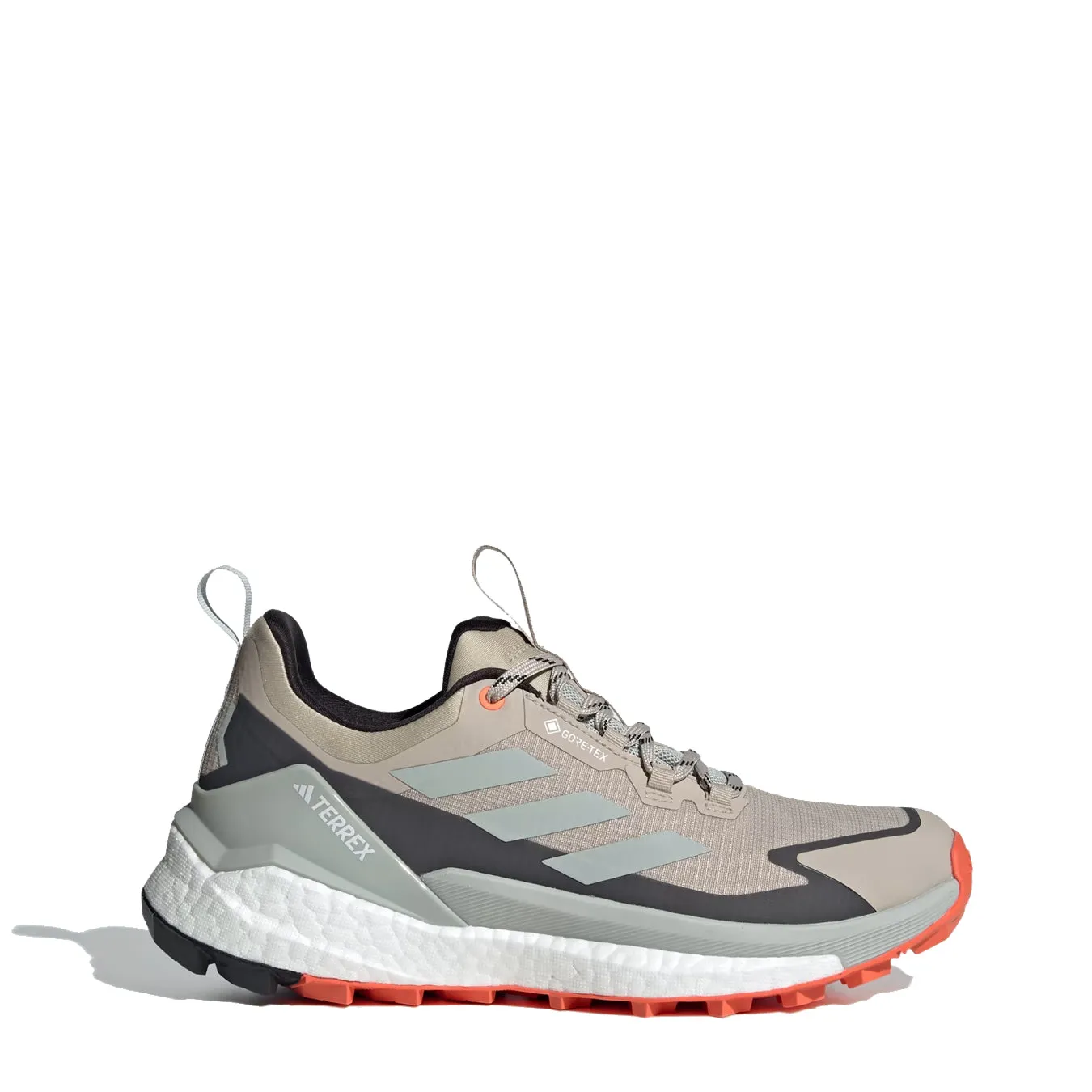 Doorbuster Adidas Terrex Womens Free Hiker 2.0 Low Gore-Tex Wonder Beige / Core Black / Semi Impact Orange  Today Only!