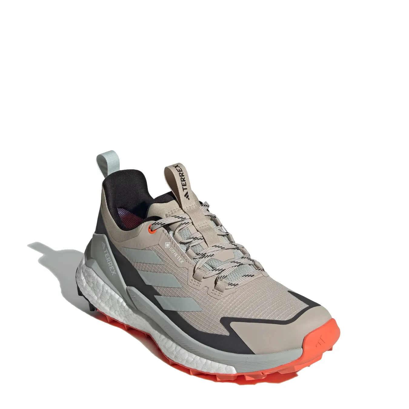 Doorbuster Adidas Terrex Womens Free Hiker 2.0 Low Gore-Tex Wonder Beige / Core Black / Semi Impact Orange  Today Only!