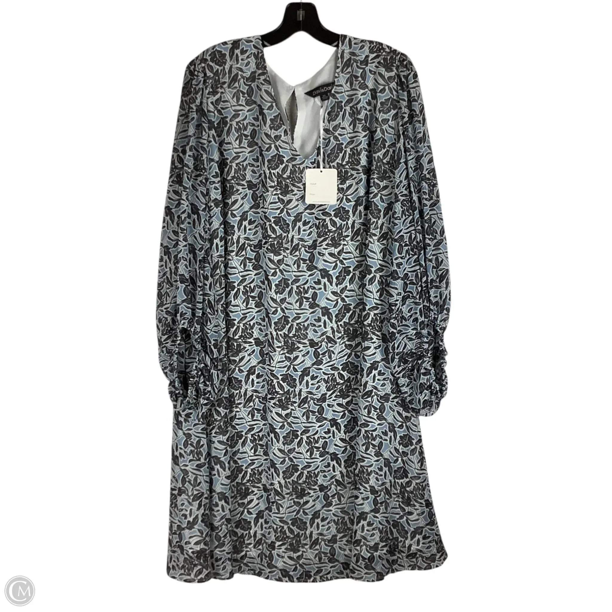 Dress Party Long By Davi & Dani In Blue, Size: 3x