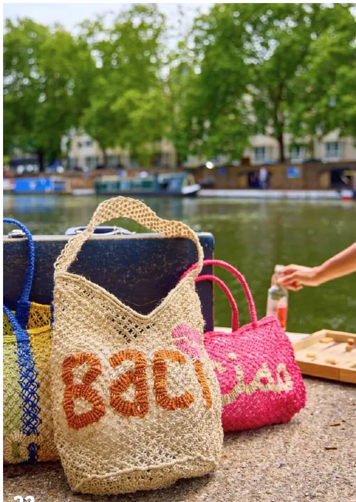 DRUSILLA BAG  BACI -  NATURAL/ORANGE/ROSE - THE JACKSONS