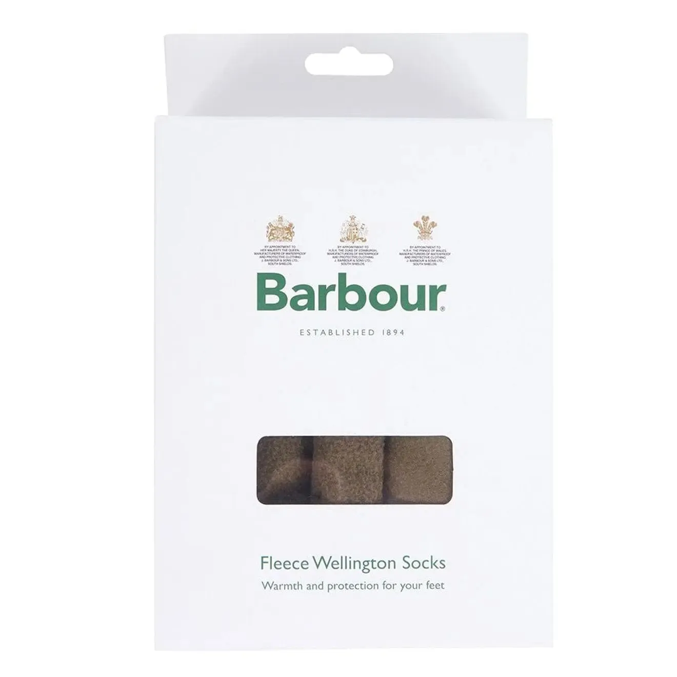 Editors Choice Barbour Fleece Wellington Sock Olive  Last Chance!