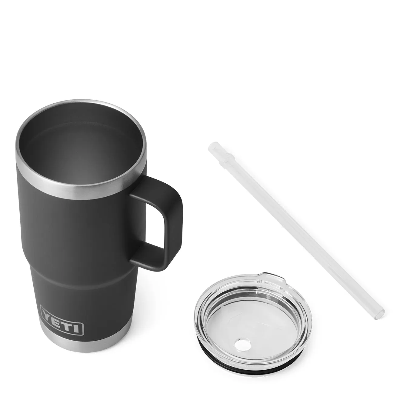 Editors Choice YETI Rambler 25oz Straw Mug Black  Almost Gone!