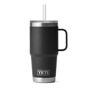 Editors Choice YETI Rambler 25oz Straw Mug Black  Almost Gone!