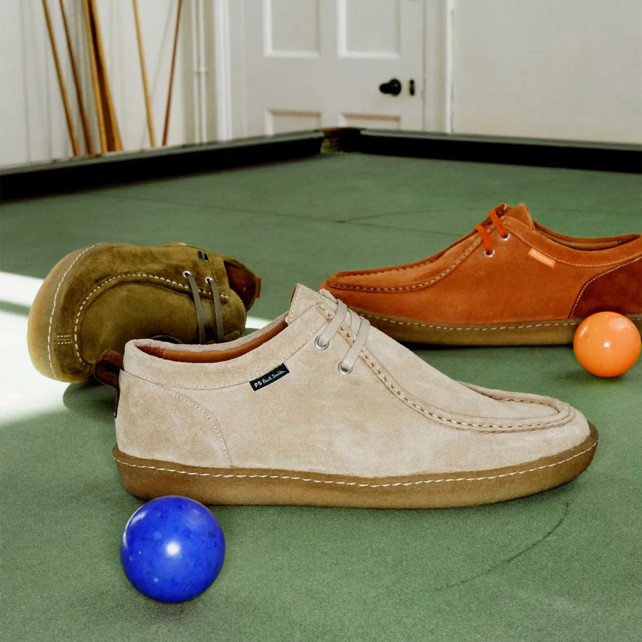Editors Pick Paul Smith Suede Buster Shoes Sand  Ends Soon!