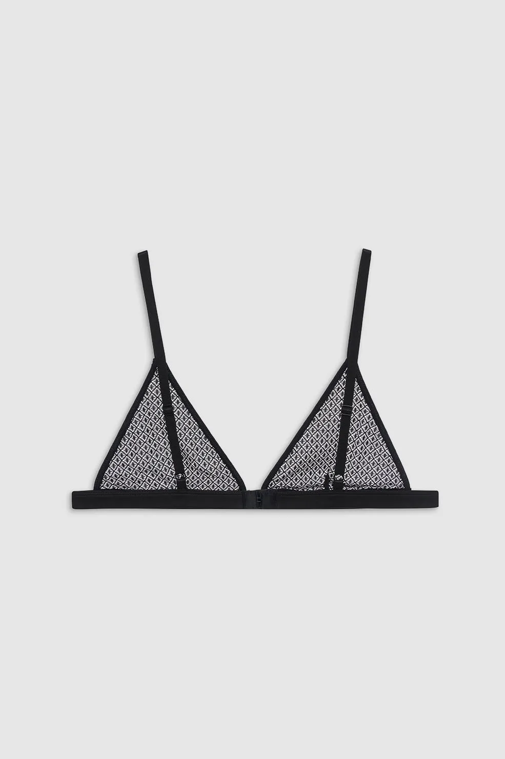 Eldra Bralette - Black Geometric Lace -ANINE BING