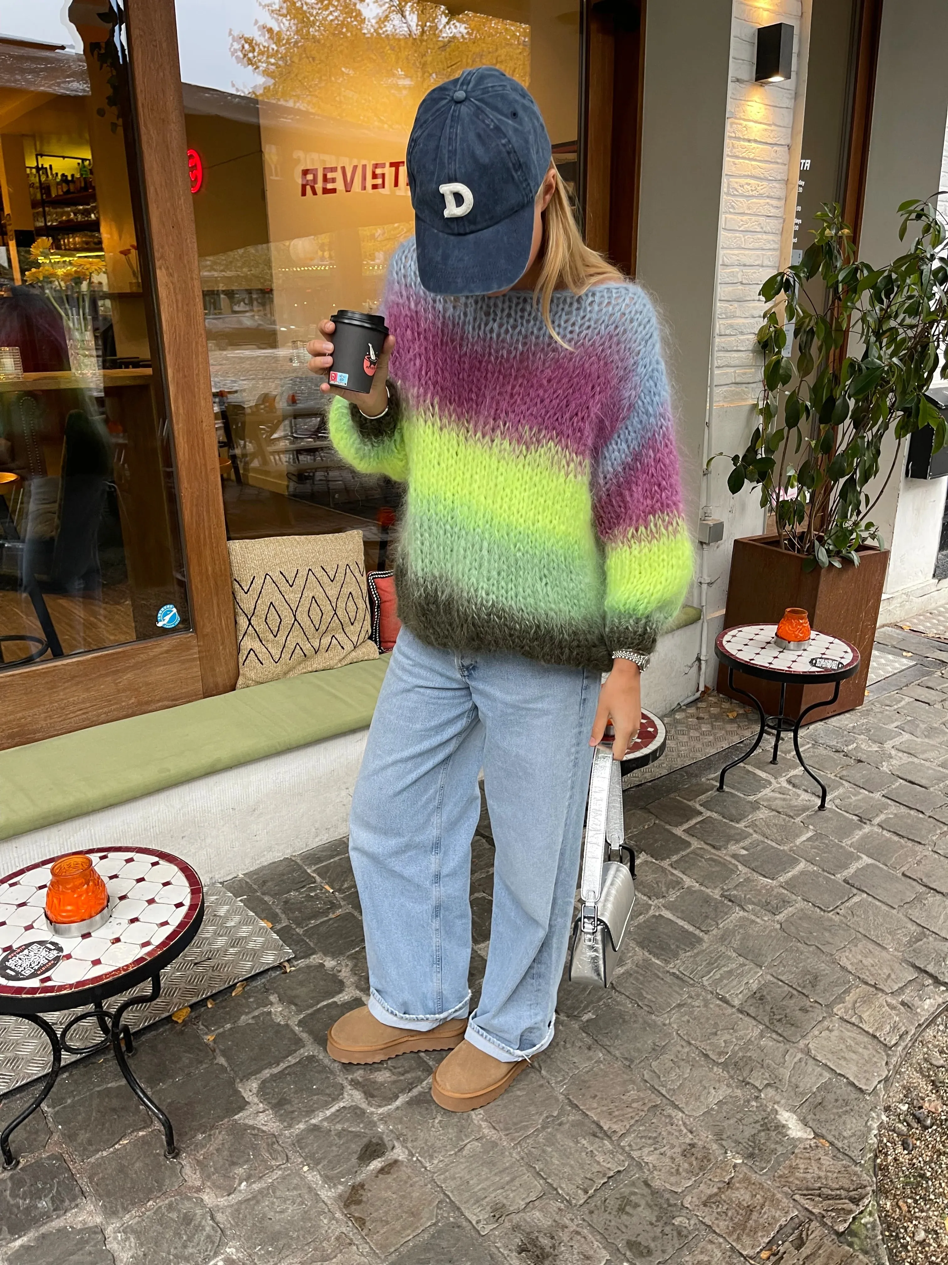 ESMEE MOHAIR PULLOVER - FLURO MULTICOLOUR - LES TRICOTS D'O