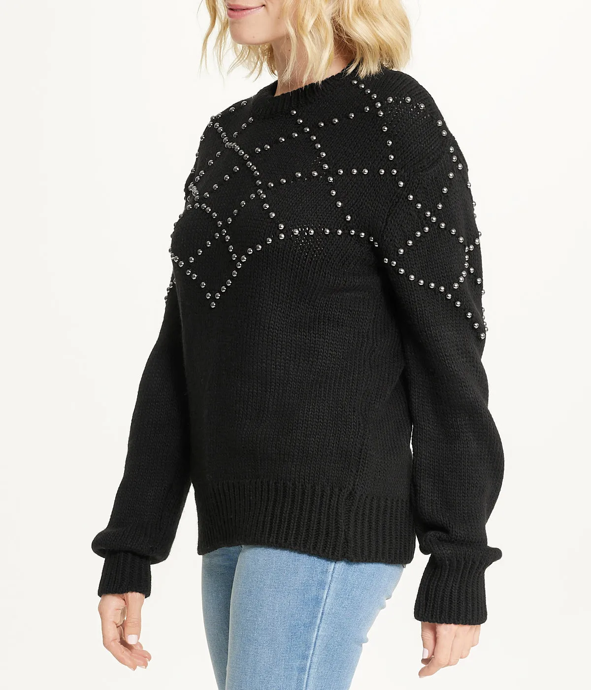 Flash Sale! Embellished Pattern Pullover  Limited Release!