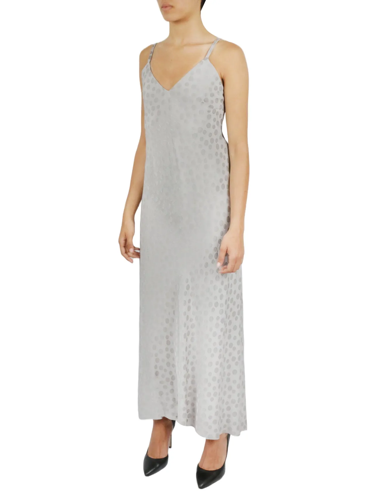 Flash Sale Tonal Patterned Charmeuse Dress  Today Only!