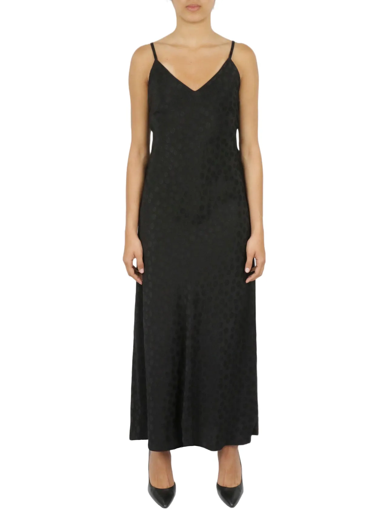 Flash Sale Tonal Patterned Charmeuse Dress  Today Only!