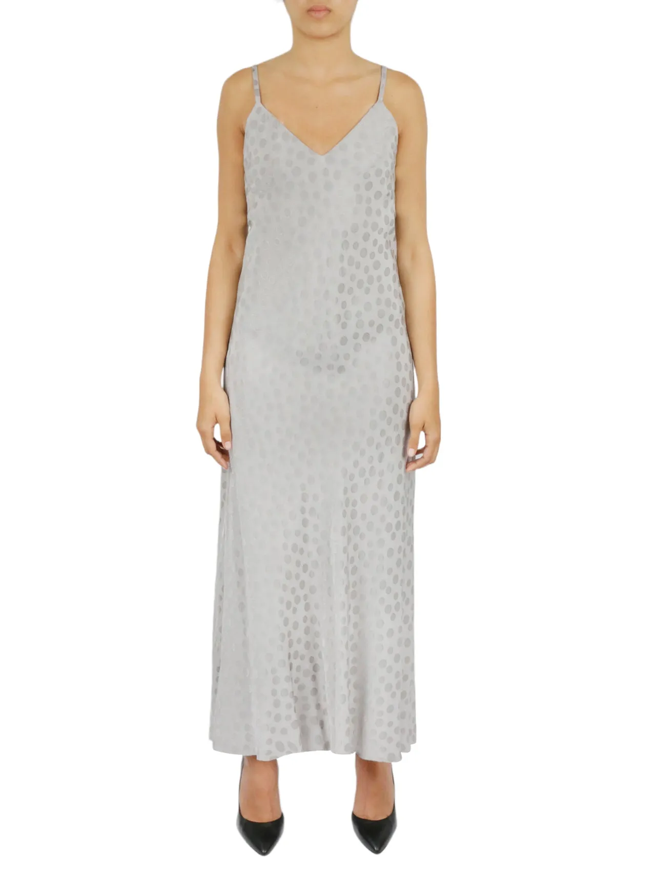Flash Sale Tonal Patterned Charmeuse Dress  Today Only!