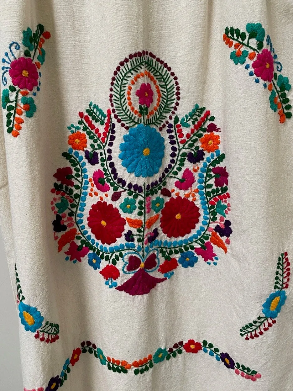 FRIDA DRESSS - CREAM / MULTI - LAS NINAS
