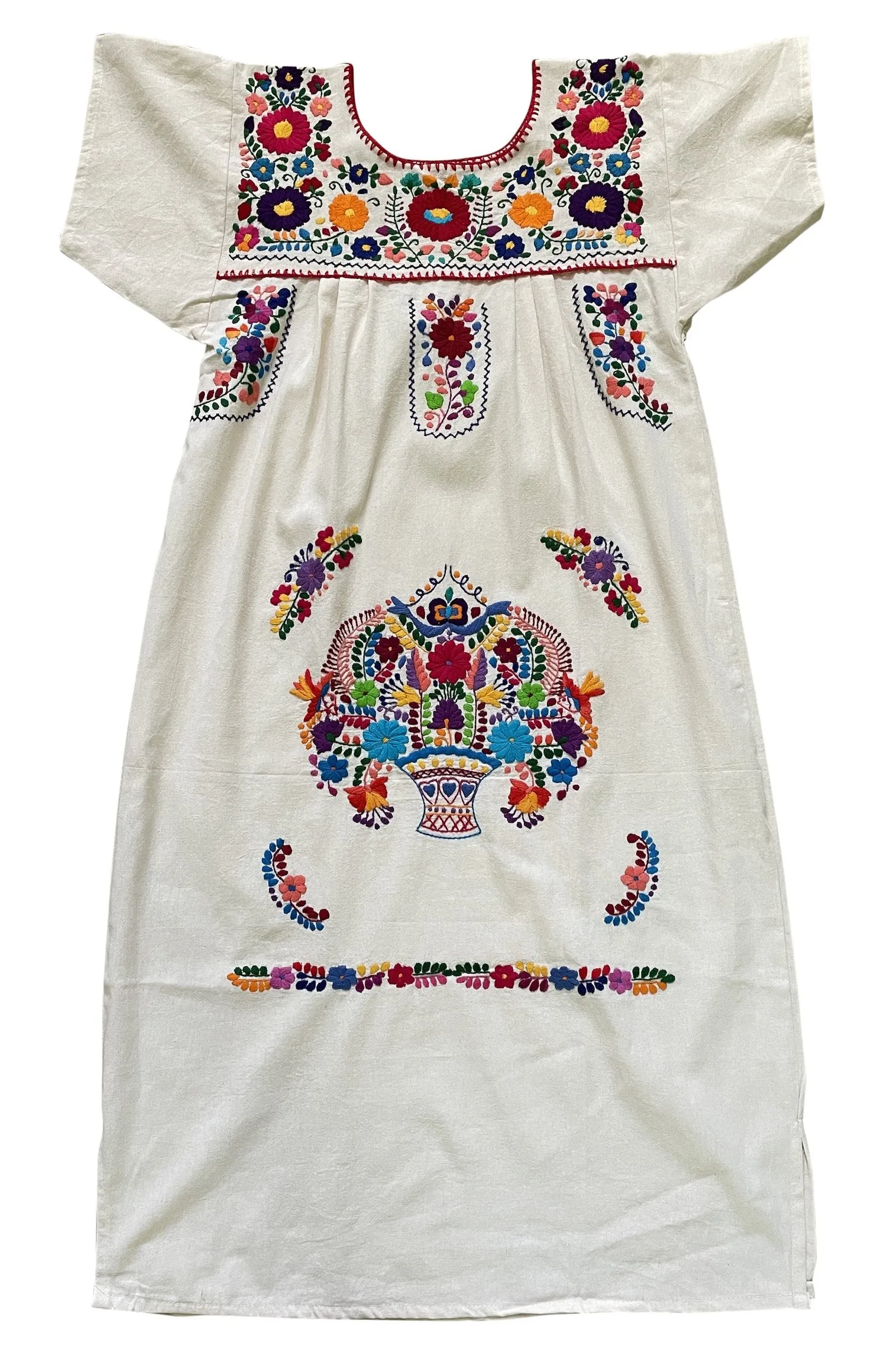 FRIDA DRESSS - CREAM / MULTI - LAS NINAS