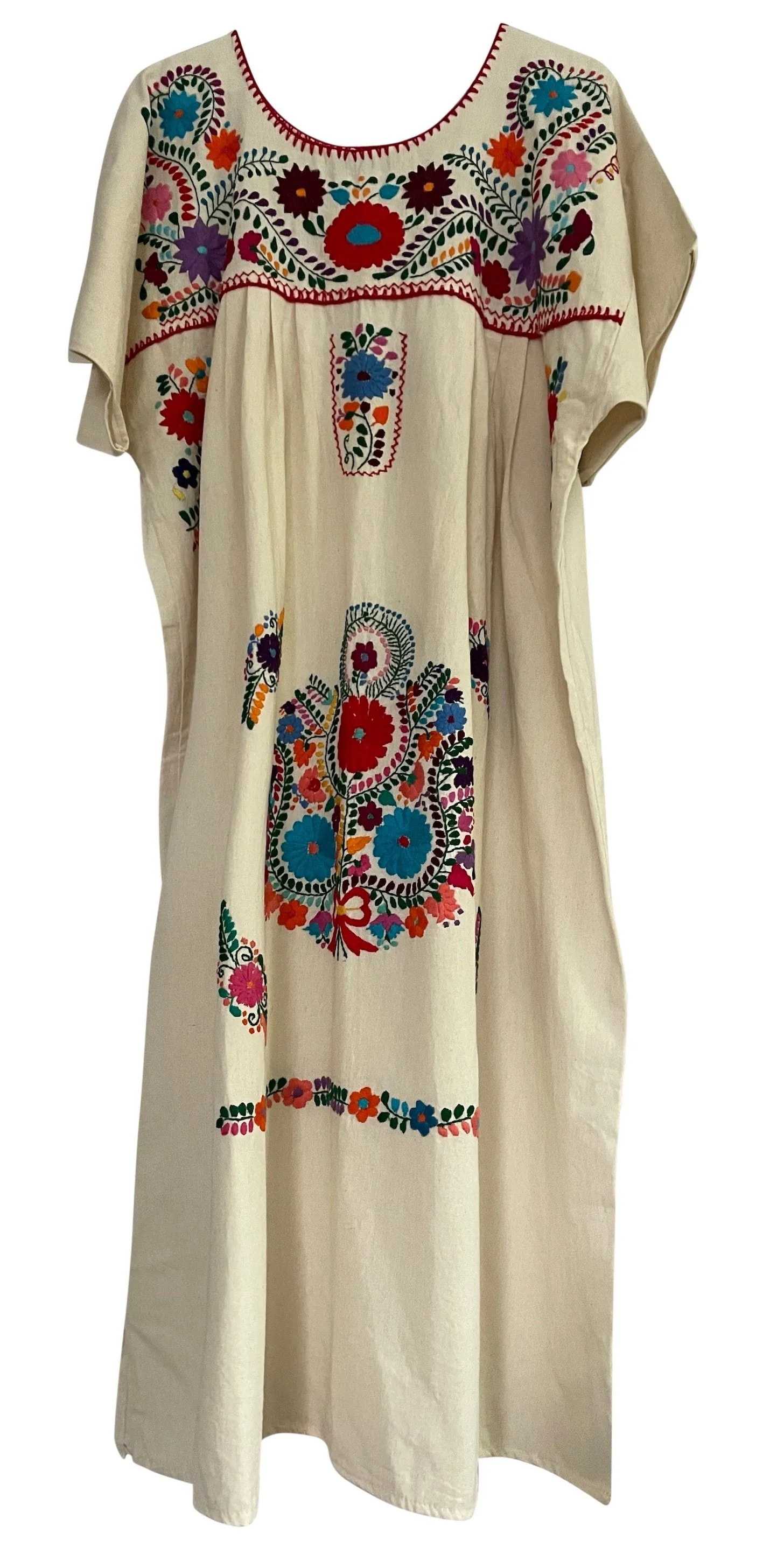 FRIDA DRESSS - CREAM / MULTI - LAS NINAS