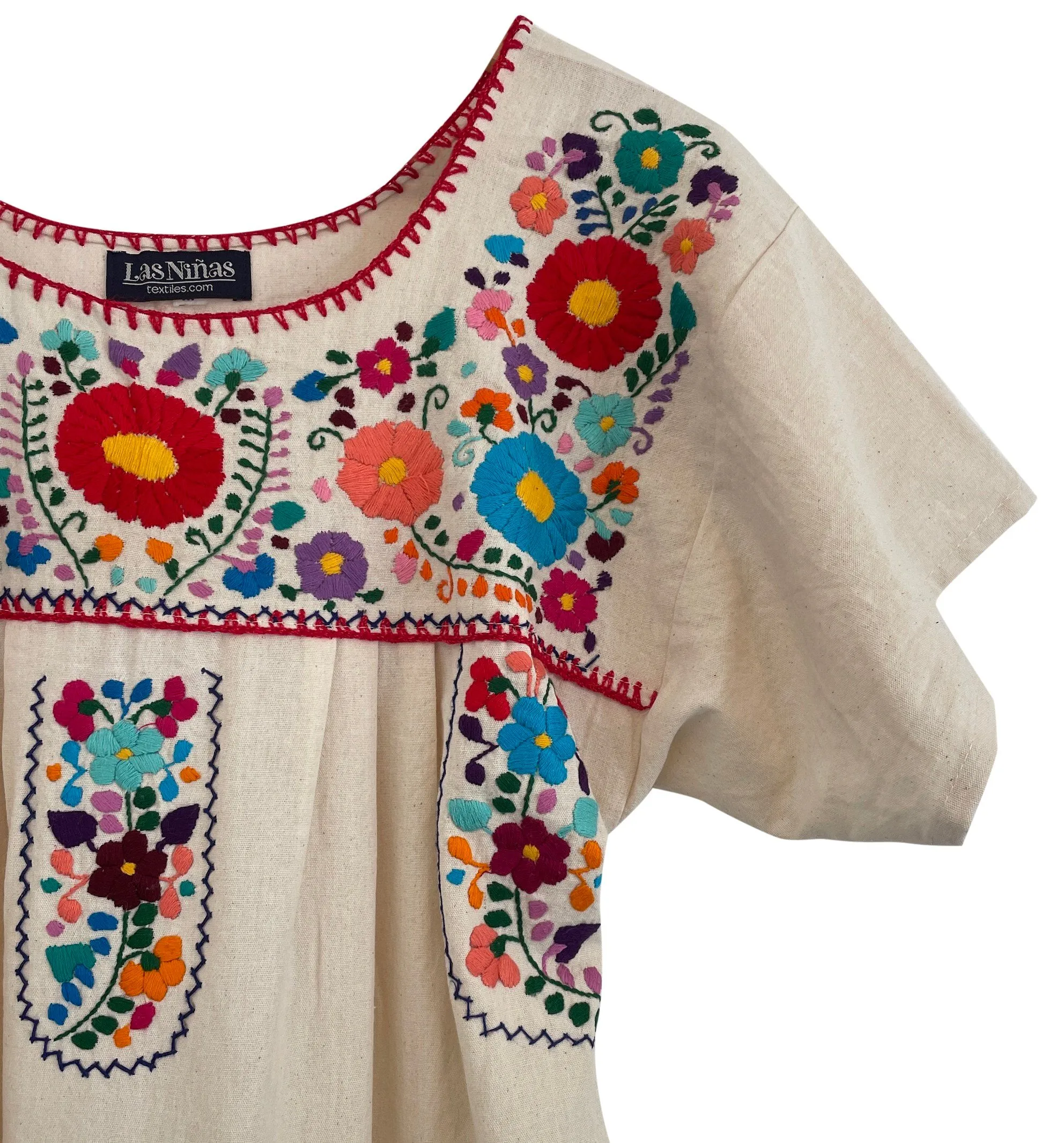 FRIDA DRESSS - CREAM / MULTI - LAS NINAS