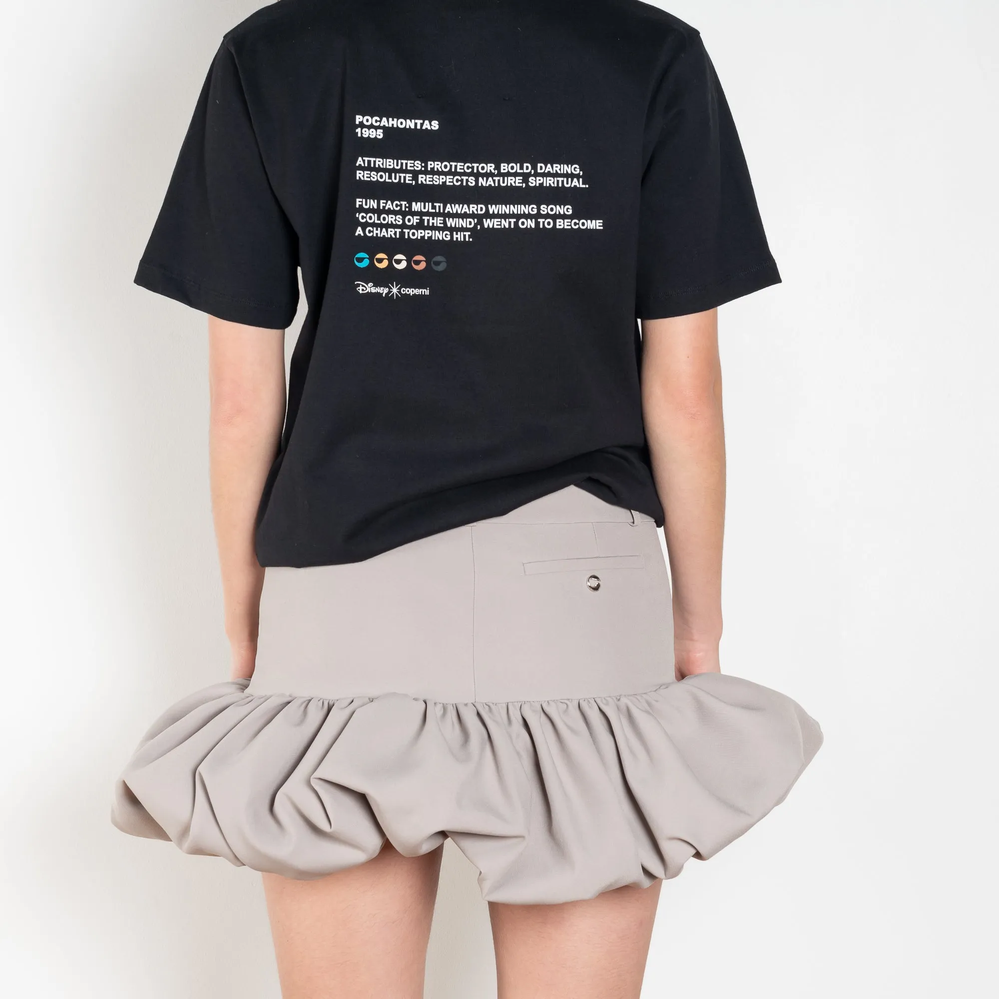 Gathered Hem Skirt