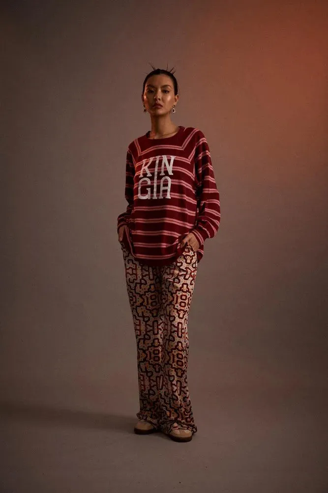 HADES STRIPE ROMEY SWEATER -  KINGA CSILLA