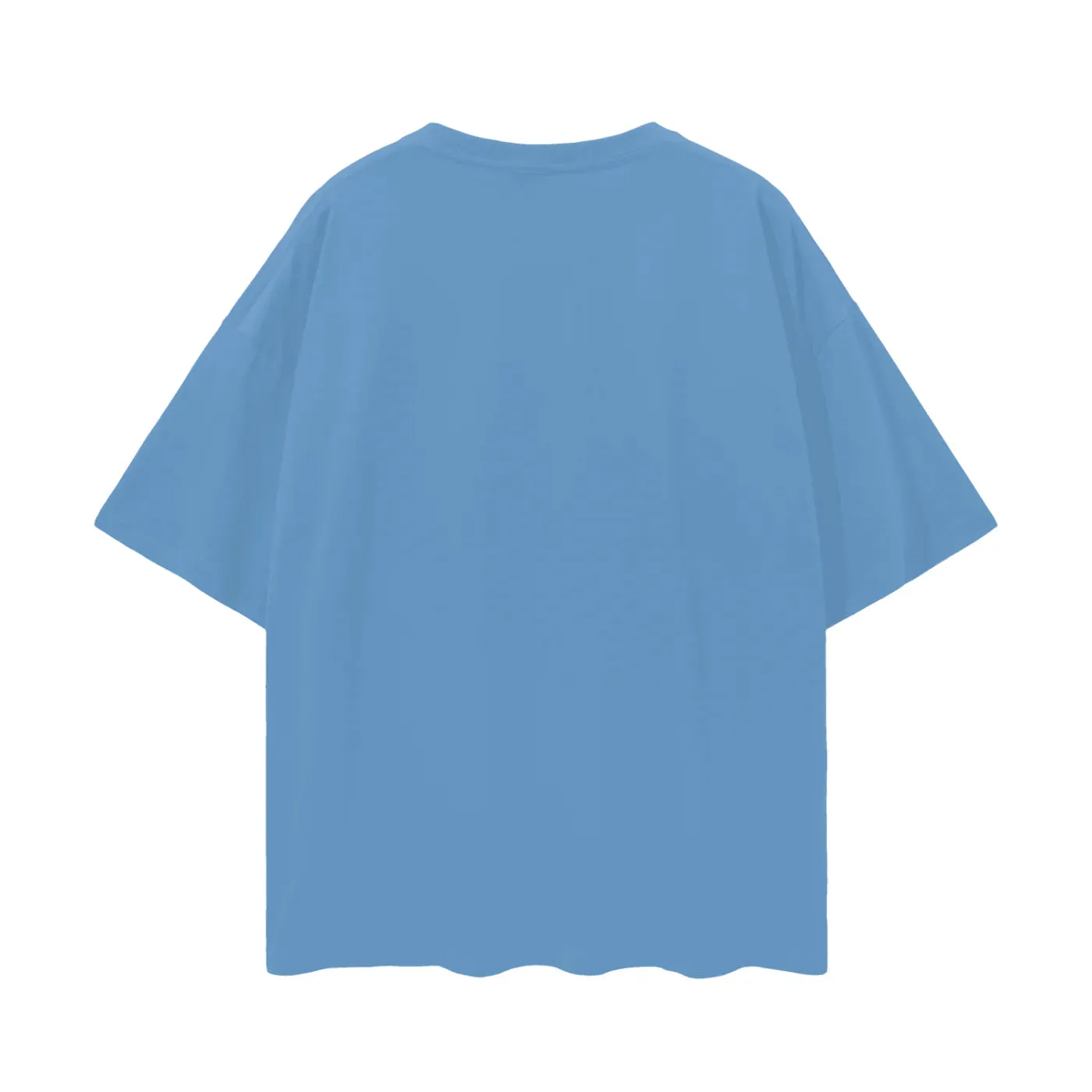HER MESS OVERSIZE TEE - MEDIUM BLUE - MAKU