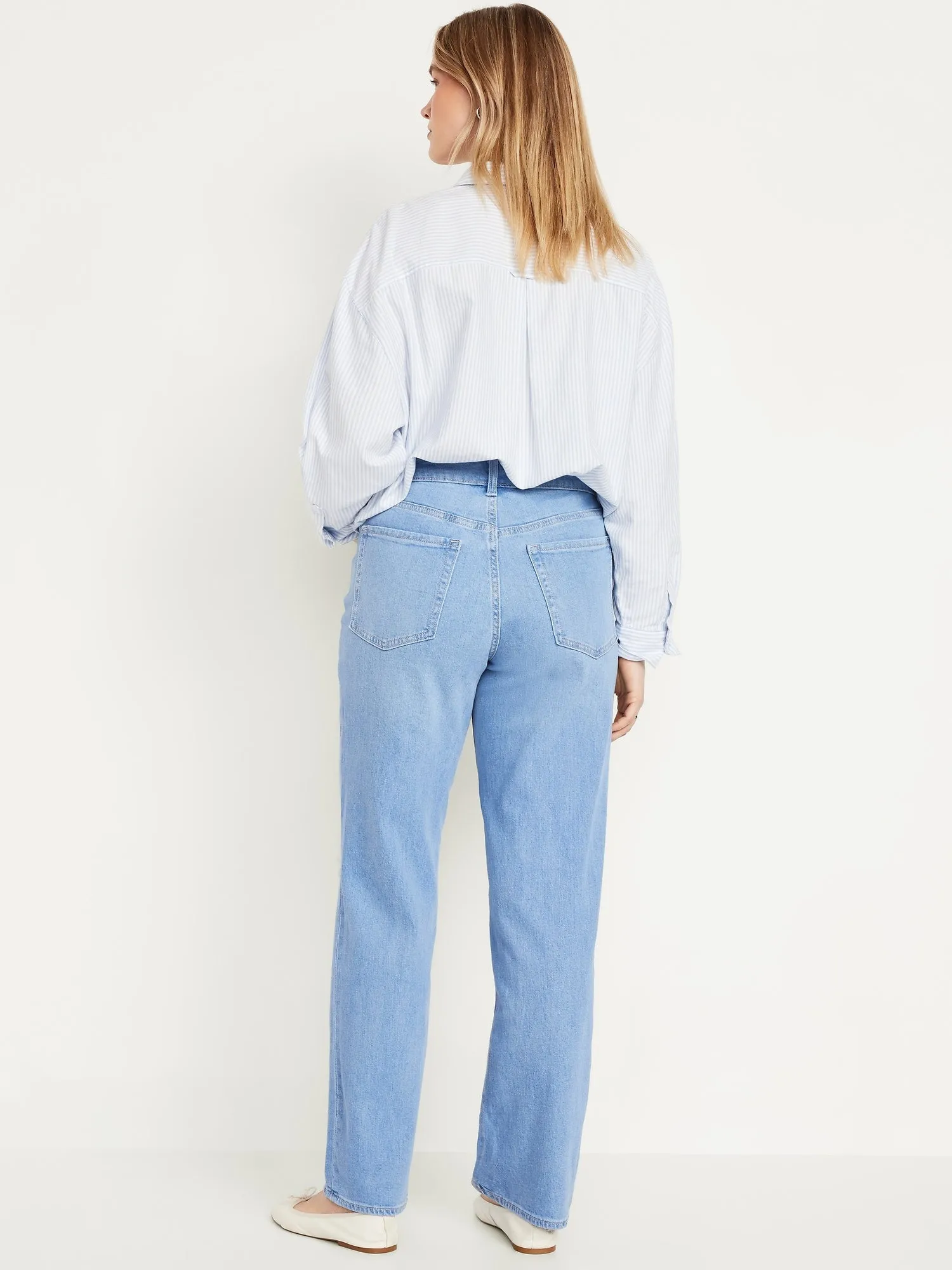 High-Waisted OG Loose Ripped Jeans