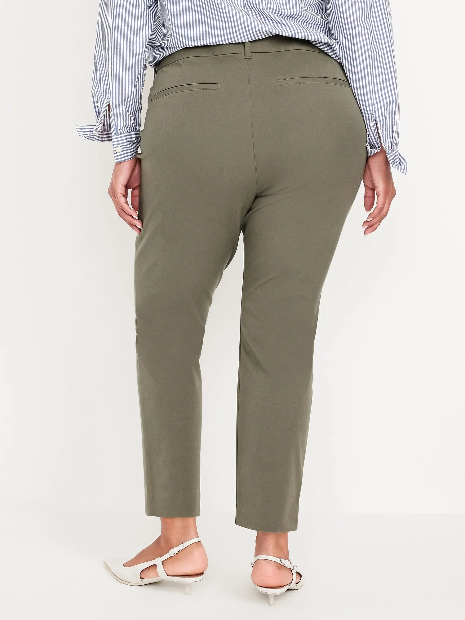 High-Waisted Pixie Skinny Ankle Pants