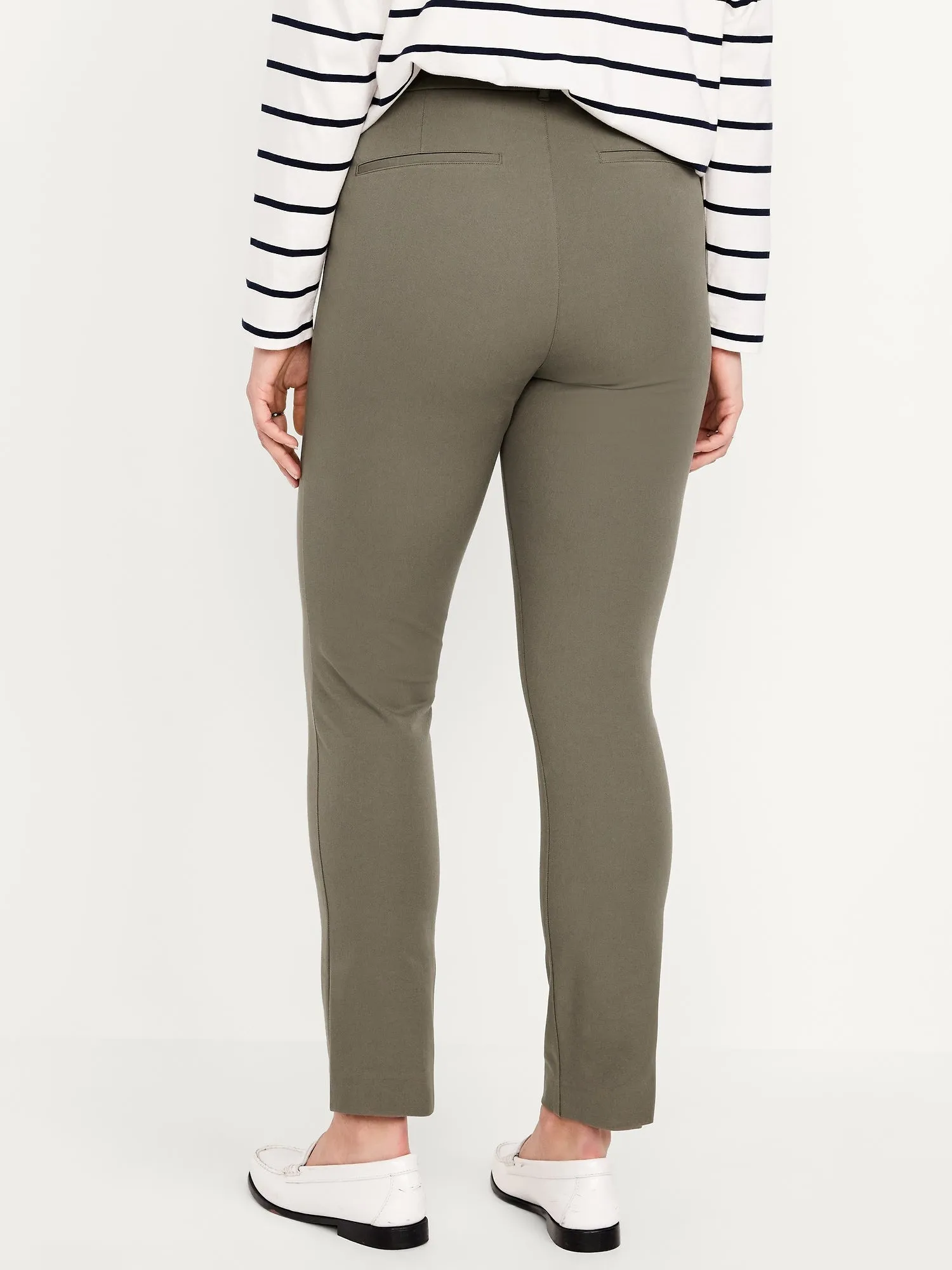 High-Waisted Pixie Skinny Ankle Pants