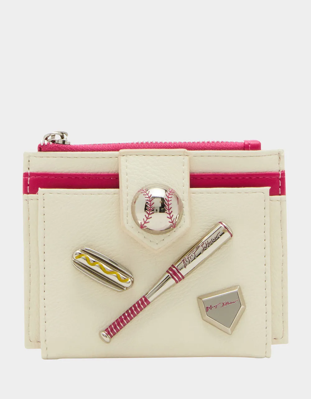 HIT ME UP BIFOLD WHITE Betsey Johnson