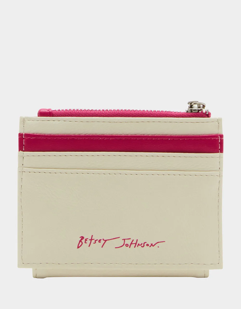 HIT ME UP BIFOLD WHITE Betsey Johnson