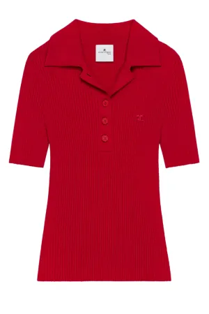 Iconic Rib Knit Polo
