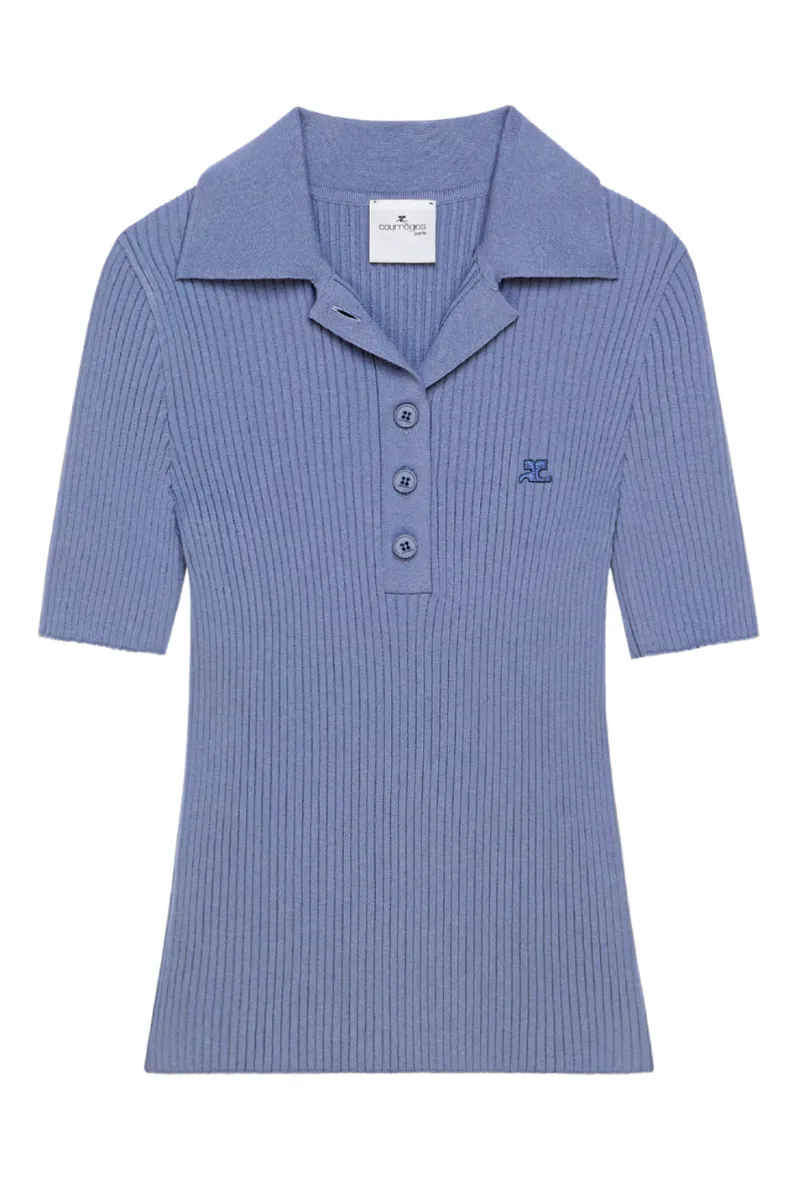 Iconic Rib Knit Polo