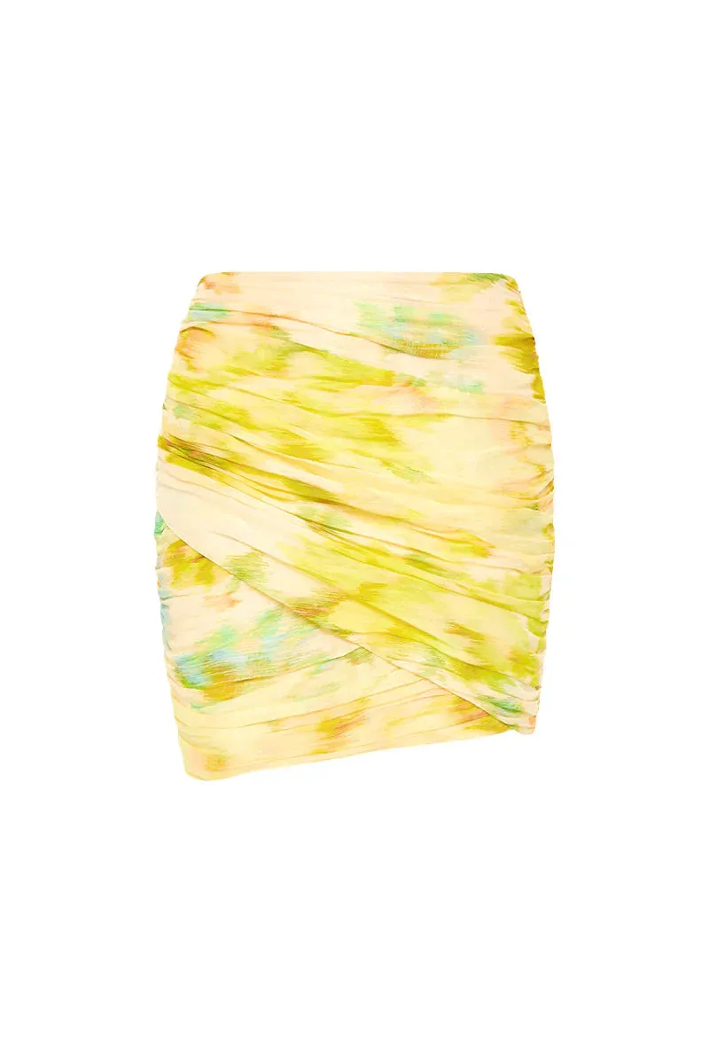 2025 FASHION TRENDS FOR WOMEN ILLUMINATE GATHERED SKIRT  - ZEST - ANTIPODEAN