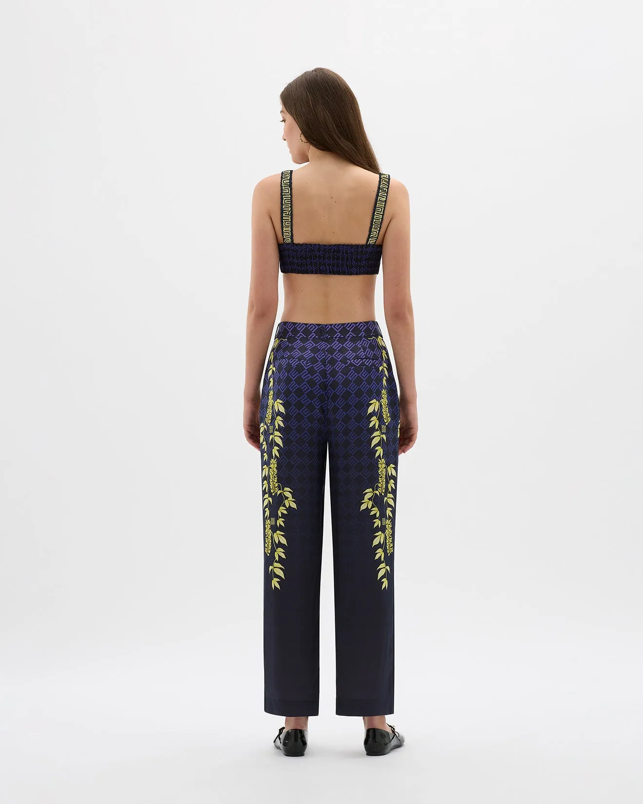2025 FASHION TRENDS FOR WOMEN JADE VINE PANT - NAVY - MUMA WORLD