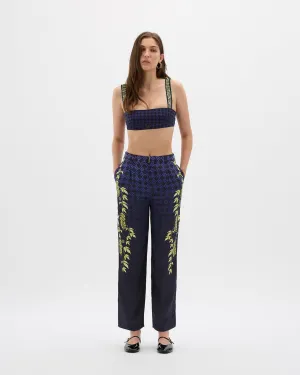 2025 FASHION TRENDS FOR WOMEN JADE VINE PANT - NAVY - MUMA WORLD