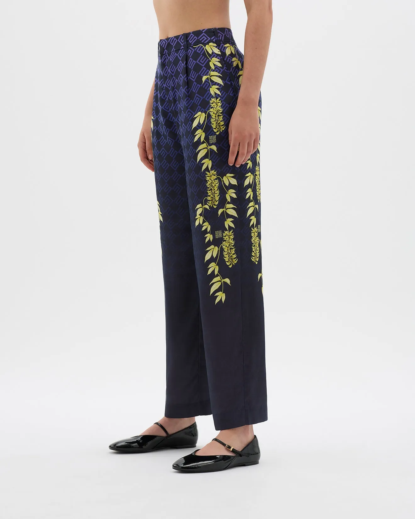 2025 FASHION TRENDS FOR WOMEN JADE VINE PANT - NAVY - MUMA WORLD