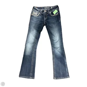 Jeans Boot Cut By Miss Me In Blue Denim, Size: 0