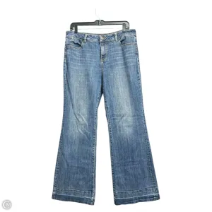 Jeans Boot Cut By Talbots In Blue Denim, Size: 14p