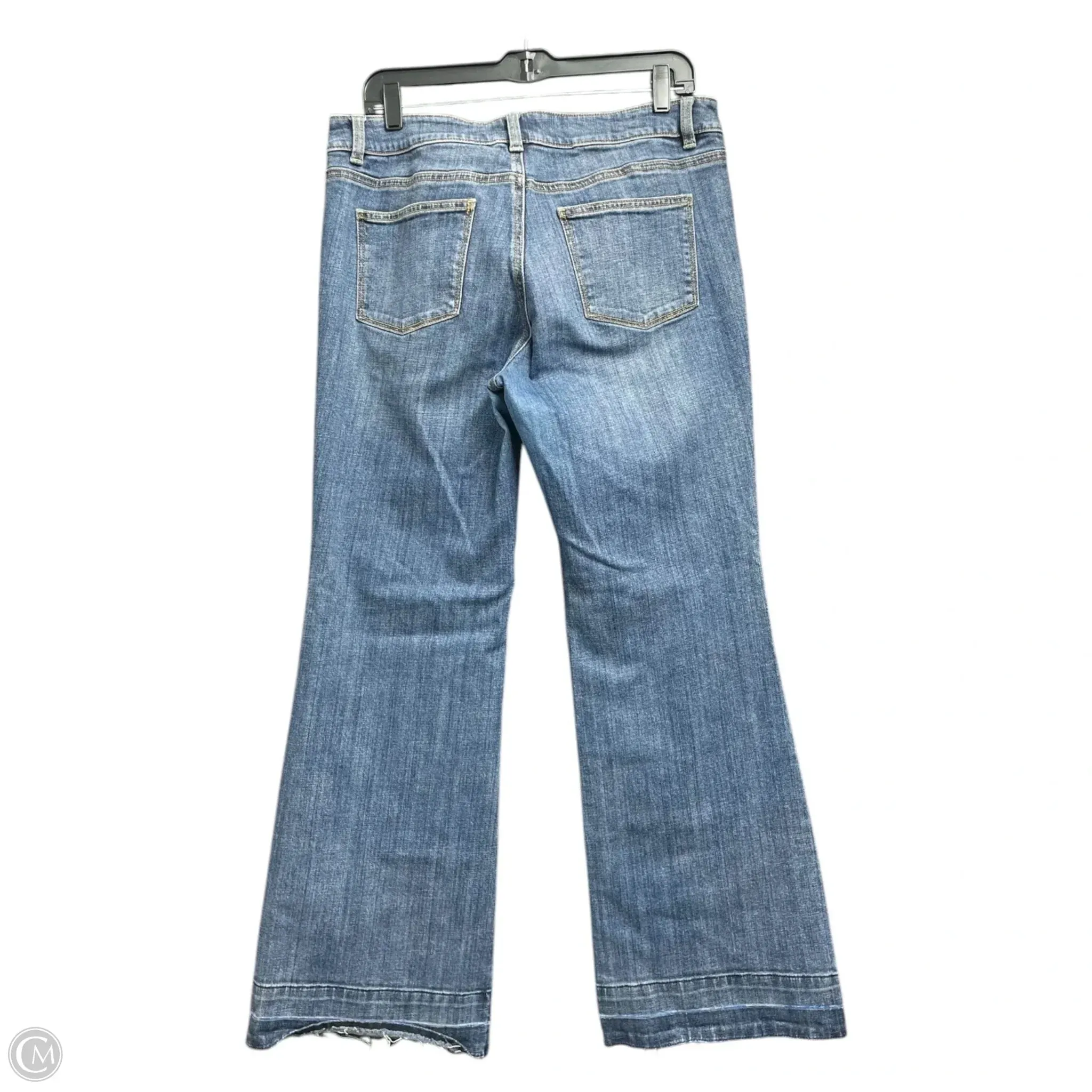 Jeans Boot Cut By Talbots In Blue Denim, Size: 14p