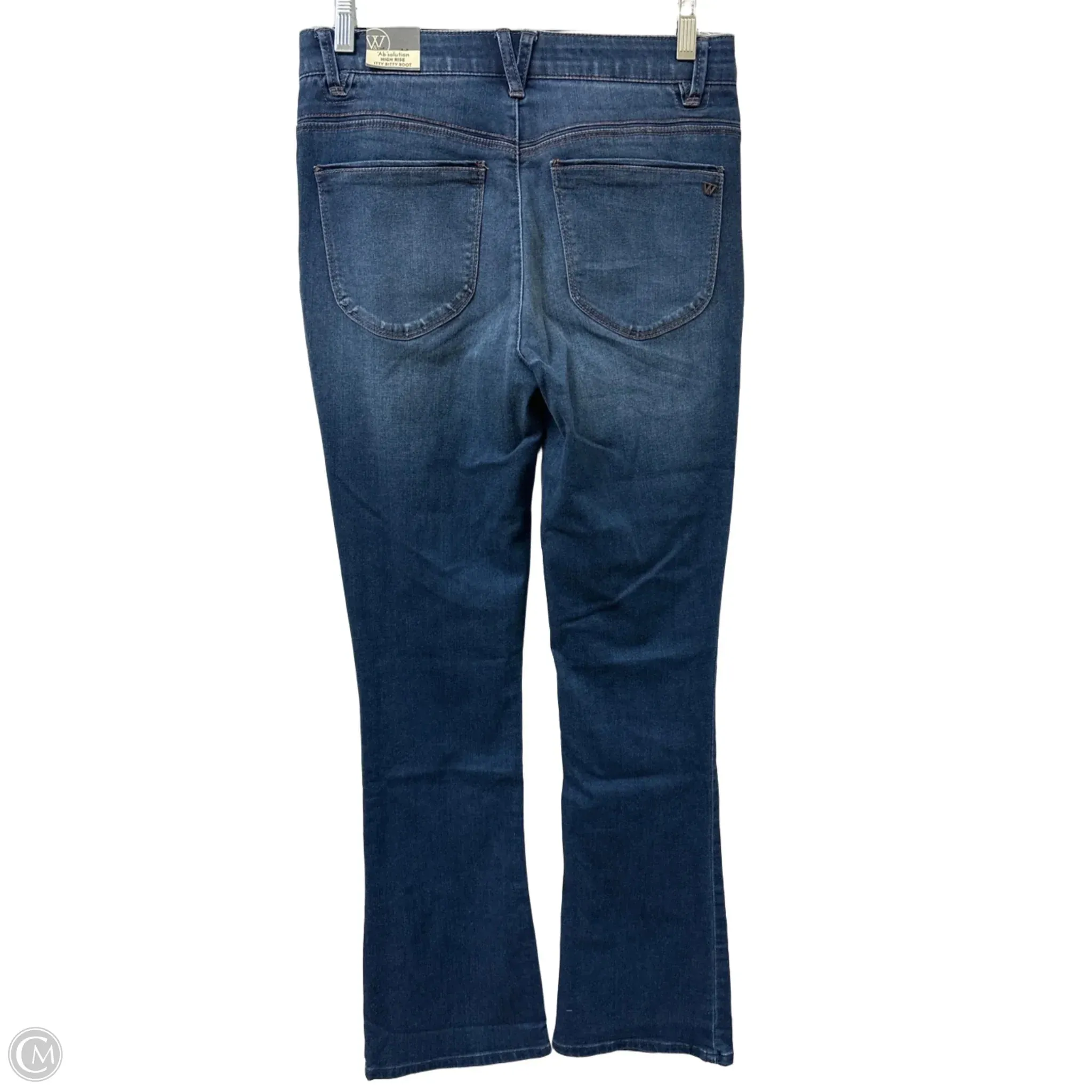 Jeans Boot Cut By Wit & Wisdom In Blue Denim, Size: 4