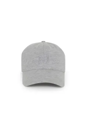 JEREMY BASEBALL CAP FRAMED MONOGRAM - HEATHER GREY - ANINE BING