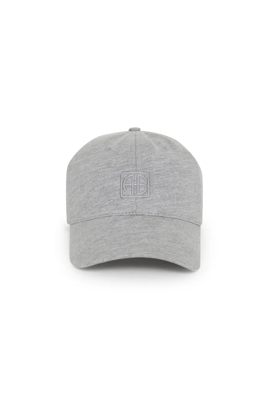 JEREMY BASEBALL CAP FRAMED MONOGRAM - HEATHER GREY - ANINE BING