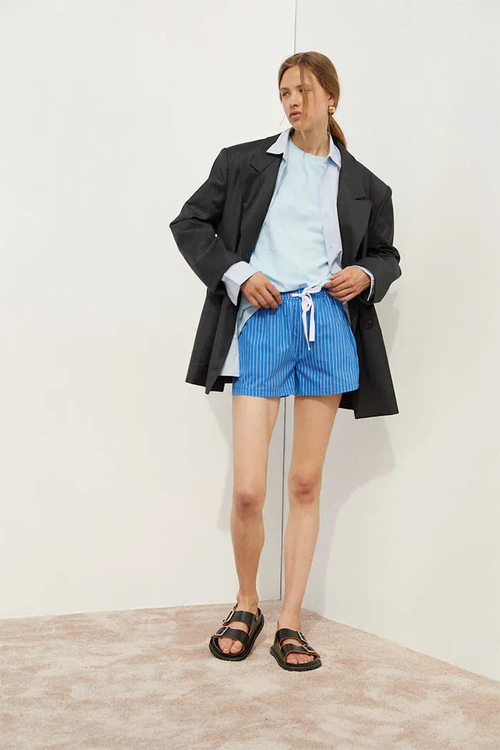 2025 FASHION TRENDS FOR WOMEN JERRY SHORTS - BLUE - BLANCA
