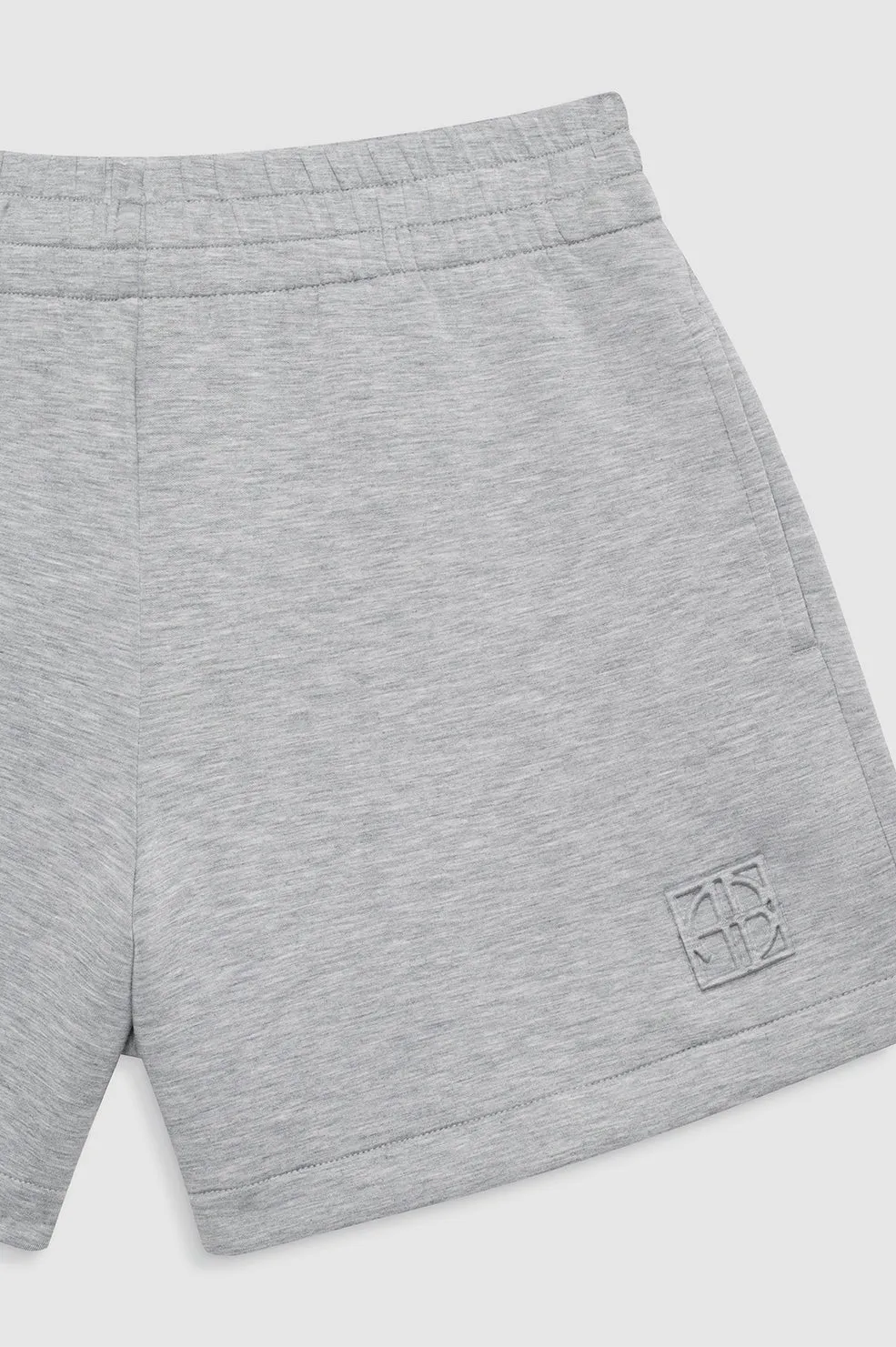 2025 Fashion Trends Kam Short Framed Monogram - Heather Grey -ANINE BING