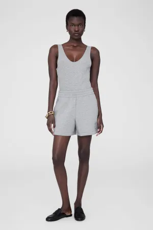 2025 Fashion Trends Kam Short Framed Monogram - Heather Grey -ANINE BING