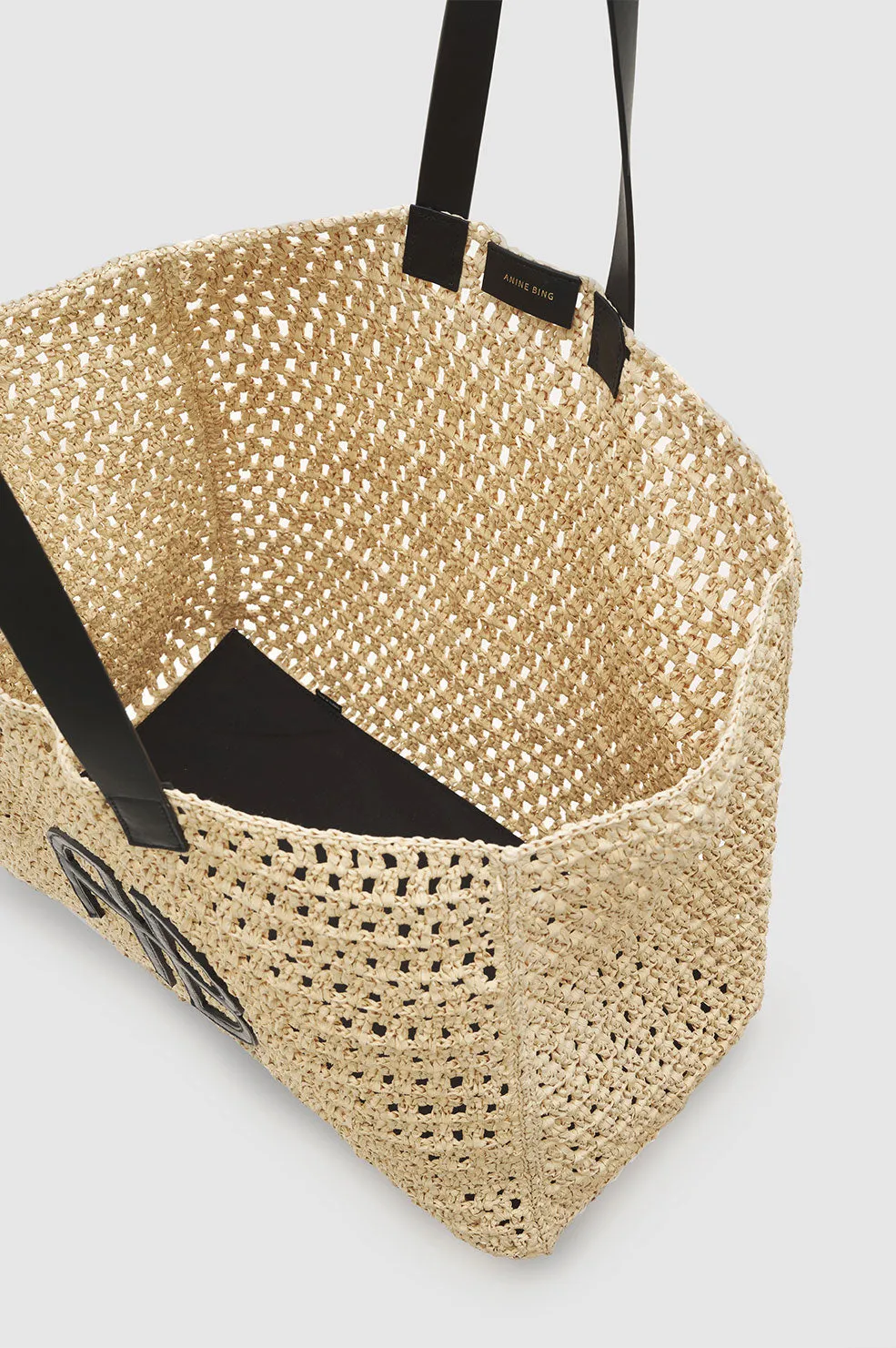 Large Rio Tote - Natural -ANINE BING