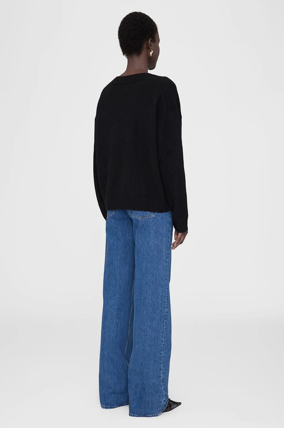 Lee Sweater - Black -ANINE BING