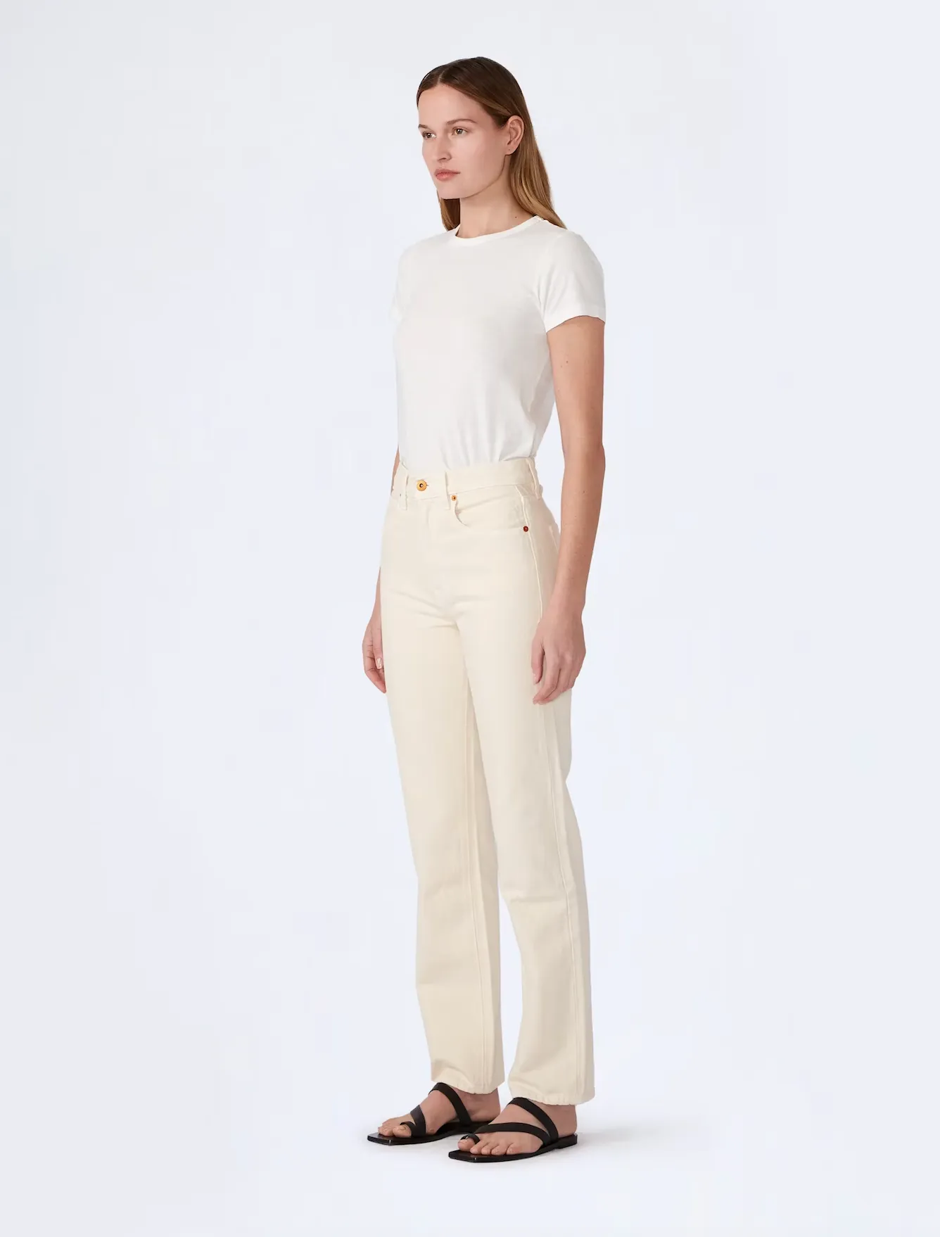 2025 FASHION TRENDS FOR WOMEN LONDON JEAN - ECRU - SLVRLAKE