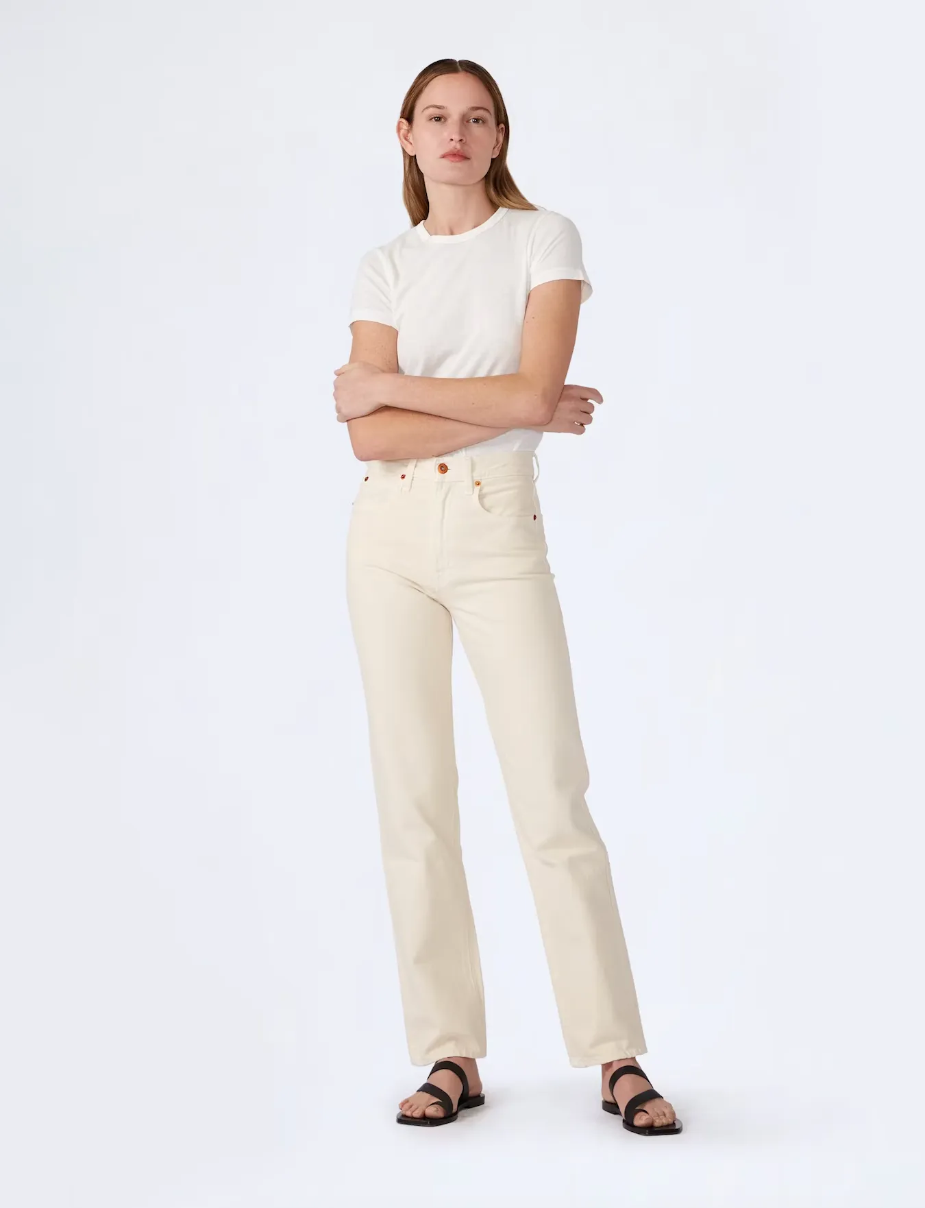 2025 FASHION TRENDS FOR WOMEN LONDON JEAN - ECRU - SLVRLAKE