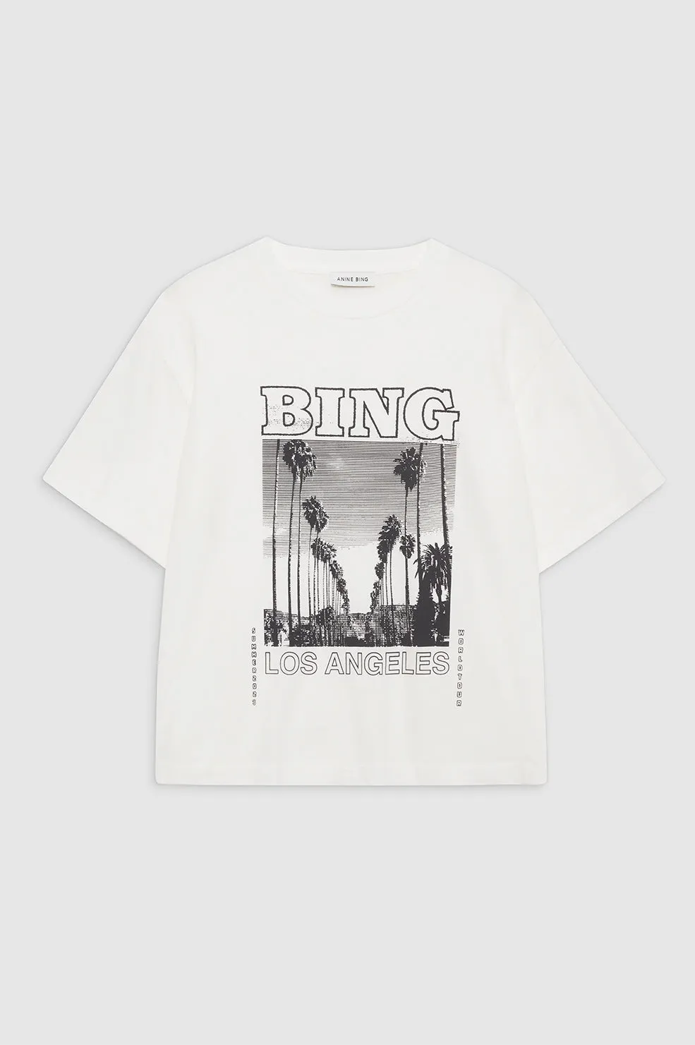 Louis Tee Bing Tour - Ivory -ANINE BING