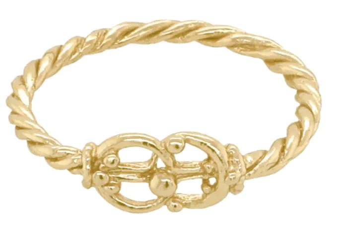 LOVER’S KNOT RING - GOLD - CLEOPATRAS BLING