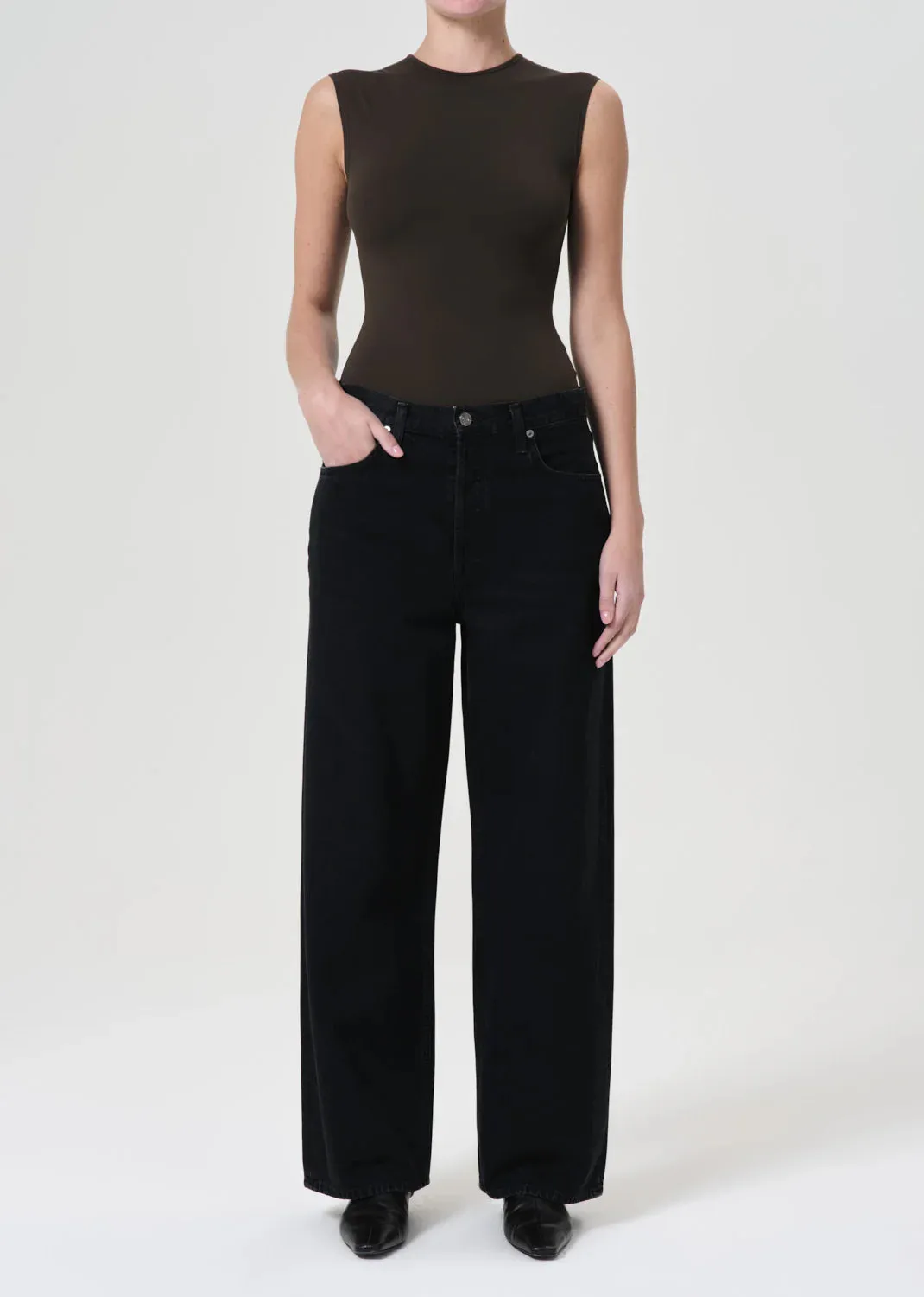 2025 FASHION TRENDS FOR WOMEN LOW SLUNG BAGGY - CRUSHED - AGOLDE