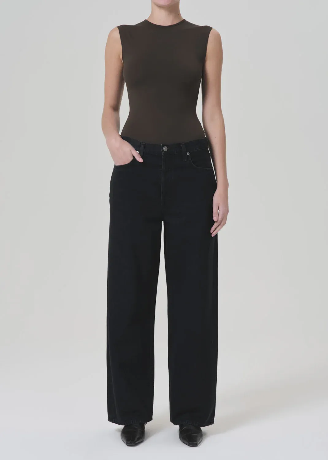 2025 FASHION TRENDS FOR WOMEN LOW SLUNG BAGGY - CRUSHED - AGOLDE