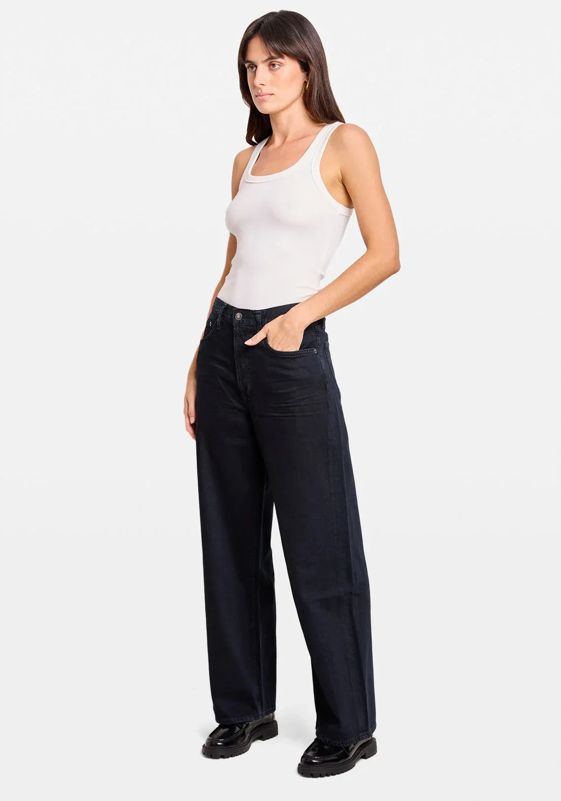 2025 FASHION TRENDS FOR WOMEN LOW SLUNG BAGGY - CRUSHED - AGOLDE